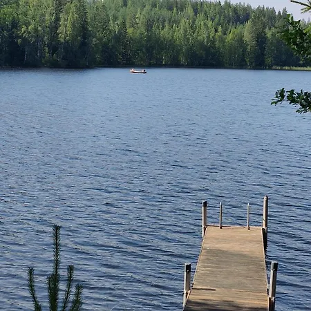 Villa Beautiful House And Sauna On The Lake, 175 M2 *